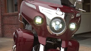 HOW TO Heise LED Lighting Indian Motorcycle 20142018 Headlight Installation [upl. by Ahsemit]