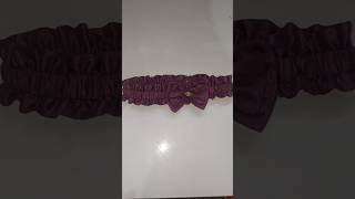 fabric hair band 🎀very eassy 🪡fashiondesigne viralvideo viralsong viralyoutubeshortvideo [upl. by Eerbua]