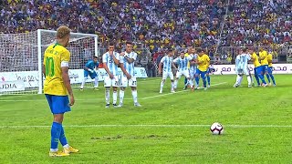 Neymar vs Argentina 16102018 English Commentary  HD 1080i [upl. by Helene]