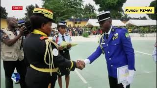 La cérémonie de remise des diplômes à la 21èmepromotion de la gendarmerie nationale Gabon [upl. by Strephon]