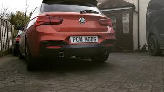 M140i modified factory exhaust both resonators and backbox tips [upl. by Simon]