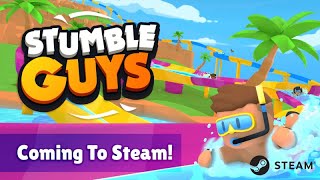 Stumble Guys Steam Launch Trailer [upl. by Adnalu]