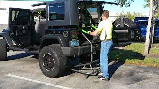 HOW TO REMOVE AND INSTALL YOUR JEEP HARDTOP [upl. by Kcirdnekel]