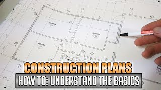 How To Reading Construction Blueprints amp Plans  1 [upl. by Erbma]