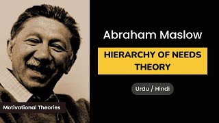 Abraham Maslow’s hierarchy of needs theory in UrduHindi  Theories of Motivation [upl. by Templas228]