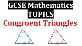 How to Determine Congruence Between Two Triangles Congruent Triangles GCSE Competitive MCQS Exam [upl. by Philemon271]