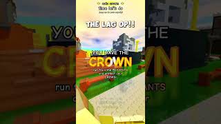 THE LAG GOT ME THE CROWN🤪🤯 brookhaven shorts roblox robloxshorts funny memes robloxmemes [upl. by Akili499]