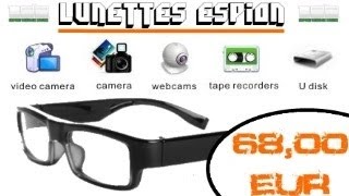 Lunettes camera espion G3000 French with English sub [upl. by Orms]