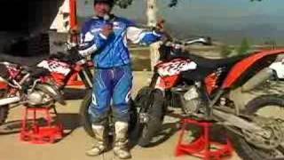 2008 KTM 125SX amp144SX Motocross Test  MotoUSA [upl. by Mendel]