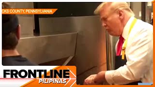 Donald Trump nagala service crew sa kainan Harris inendorso ni Usher sa kampanya [upl. by Gay666]