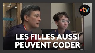 Les filles aussi peuvent coder  quotjaime linformatique je voudrais créer des applicationsquot [upl. by Davies]