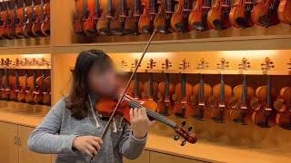 現代樂器 法蘭山德 SANDNER CV4 Violin 表演級 小提琴 示範影片 [upl. by Hess]