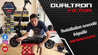 TUTO REMPLACEMENT BEQUILLE DUALTRON VICTOR  TROTTINETTE ELECTRIQUE [upl. by Ecirehc]