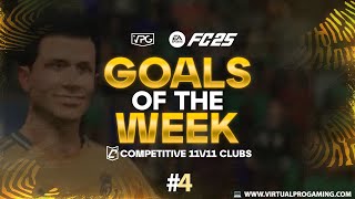 Top 10  FC25 Goals of the Week 4 Competitive 11v11 Clubs [upl. by Jago]