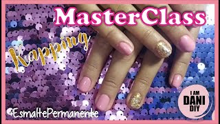 💅MASTERCLASS💅 KAPPING GEL 👀 y esmaltado semipermanente paso a paso en clienta en tiempo real😍 [upl. by Lunetta819]