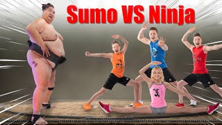 Ninjas VS Sumo The Complete Challenge [upl. by Aubarta358]