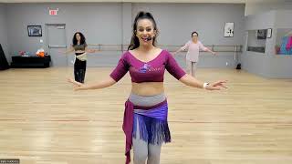 60Minute Belly Dance Workout  Learn while you burn bellydance fitness [upl. by Giglio]