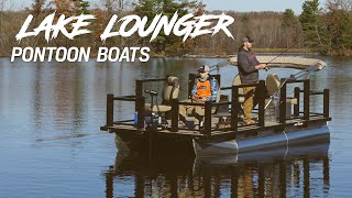 Lake Lounger Pontoon Boats  Walkthrough [upl. by Savina74]