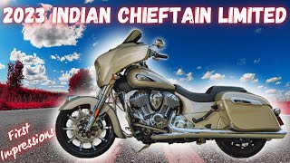 2023 Indian Chieftain Limited Ride And Review [upl. by Aicella]