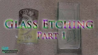 How To Do Glass Etching Part 1 [upl. by Gernhard]