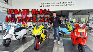 BANYAK BONUS ❗️UPDATE HARGA VESPA MATIC BULAN NOVEMBER 2024 [upl. by Nagud]