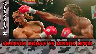 EPIC FIGHT  Lennox Lewis vs Shannon Briggs 28th March 1998 FULL FIGHT [upl. by Jonina]