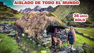 36 años VIVIENDO SOLO en un inhóspito rincón de los ANDES PERUANOS  Jordy Aventurero [upl. by Tipton]