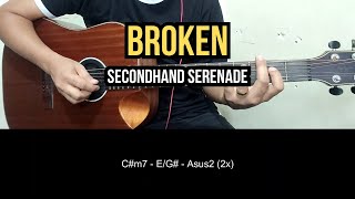 Broken  Secondhand Serenade  Guitar Tutorial [upl. by Priest]