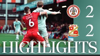 Extended Highlights Accrington Stanley vs Swindon Town [upl. by Malcah]