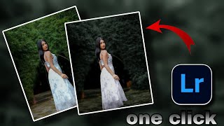 Dark green tone lightroom photo editing  Lightroom presets free download  one click dark green [upl. by Sirap]