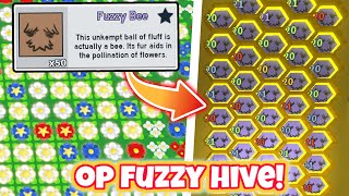 I Got 50 Gifted Fuzzy Bees and literally broke Bee Swarm [upl. by Vachil870]