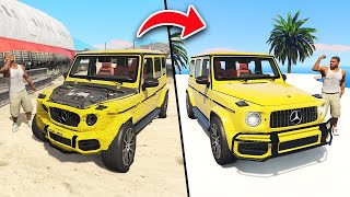 Repairing MERCEDES G WAGON in GTA 5 [upl. by Wilkie]