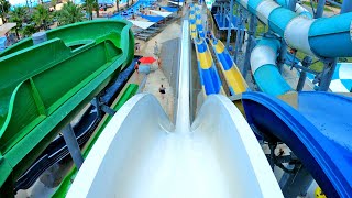 Fast Pirates Plunge Water Slide at Splashway Sheridan [upl. by Aneeuqal823]