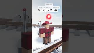 Trolley problem in Roblox trolley trolleyproblem roblox [upl. by Gaw112]