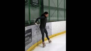 Spread Eagle  Figure Skating Tricks iceskating figureskating figureskater [upl. by Brandie]