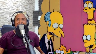 Burns es candidato para gobernad0r  los simpson capitulos viejitos completos latino reacción [upl. by Lleraj528]