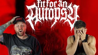 FIT FOR AN AUTOPSY “Red Horizon”  Aussie Metal Heads Reaction [upl. by Shaum]