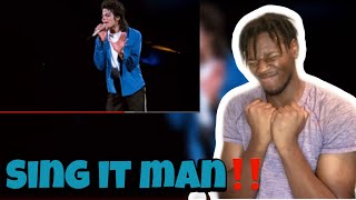 Michael Jackson  Man in The Mirror MoonWalker Version HD REACTION [upl. by Larianna]