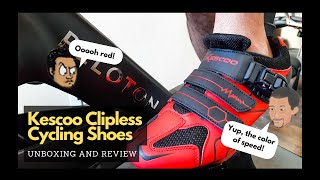 Kescoo Clipless Pedal Cycling Shoes [upl. by Luebke]