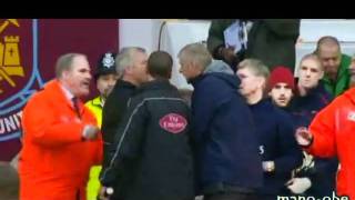 Wenger Refuses To Shake Pardews Hand [upl. by Ranzini118]