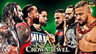 Bloodline vs Bloodline Full Match  WWE Crown Jewel 2024 [upl. by Anaeed875]