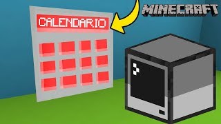 ¡COMO HACER UN CALENDARIO IMPRESORA Y COMPUTADORA EN MINECRAFT  Xbox 360ONEPS3PS4PSVitaWii u [upl. by Theo]