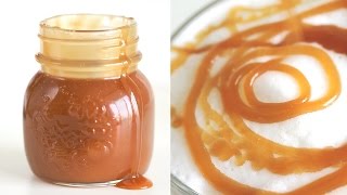 How to Make Caramel Sauce for Drink 카라멜소스 만들기  한글자막 [upl. by Nafis]