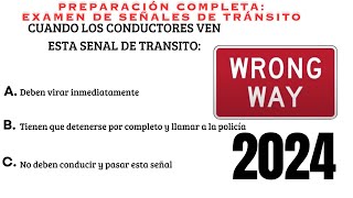 Señales de Tránsito que Debes Conocer para el Examen de Manejo 2024 [upl. by Audres]