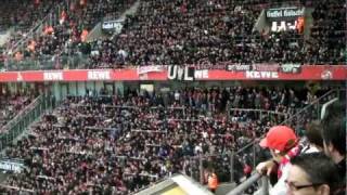 Kommt schießt ein Tor für uns Leverkusner Jungs Leverkusen FC Köln 25022012 SVB Werkself [upl. by Etnud]