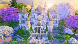 CHATEAU DE BEAUREGARD PART1  Speed Build FR  Sims 4 [upl. by Ingles417]