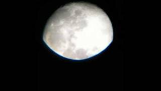 Moon through 2quot refractor telescope [upl. by Yartnod]