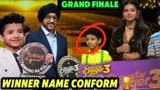 super star singer season3 grandfinale winner winnernamegrandfinaleavirbhavsuperstar [upl. by Asilana]