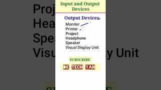 Input device and output device education computerknowledge viraltech technology [upl. by Kellyn]