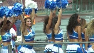 Napoli  Msc Cup applausi per Higuain e le cheerleaders azzurre 090813 [upl. by Dasteel]